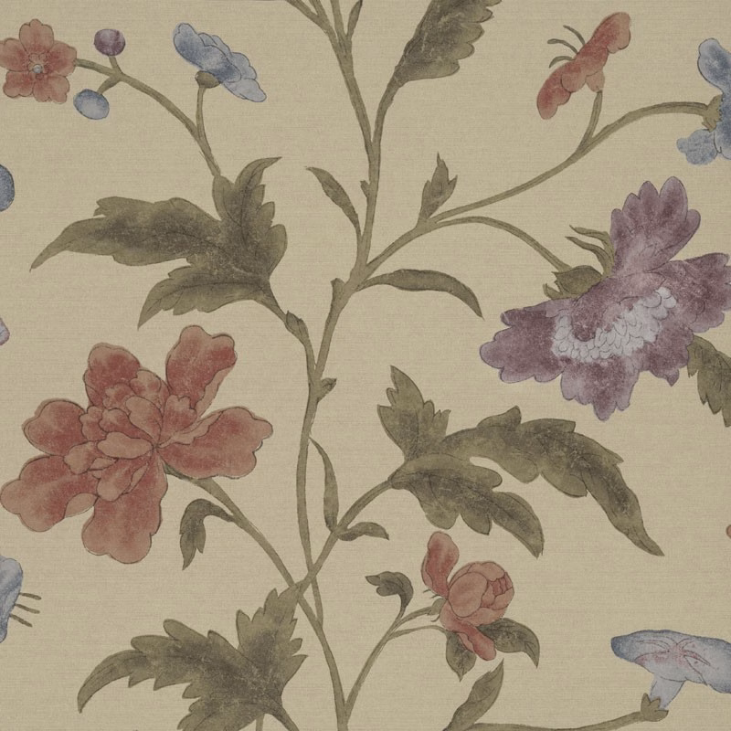 Обои Little Greene Archive Trails China Rose - Bronze 0275CHBRONZ